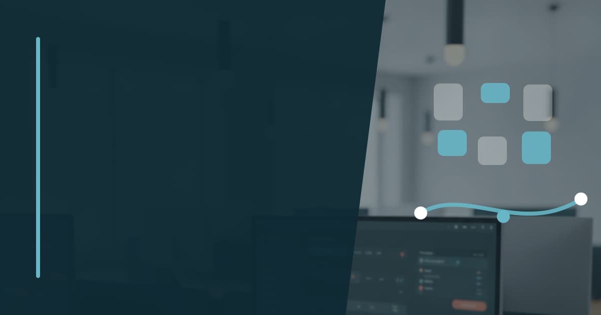 Branded illustrated title card for “Virtual assistant for control evidence collection: an operating guide” in the Operations category, composited over an operations workspace graphic.