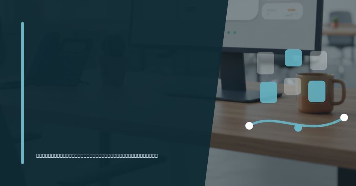 Branded illustrated title card for “How healthcare practices use virtual assistants” in the Industry-Specific VA Services category, composited over an operations workspace graphic.