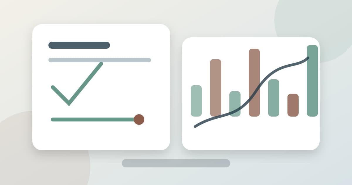 Virtual assistant for vendor due diligence coordination branded illustrated title card with an abstract checklist and operations dashboard