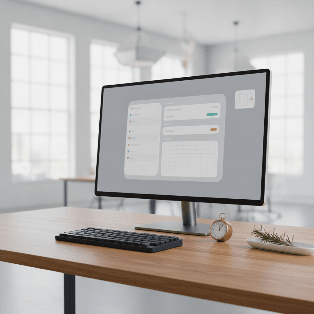 An intake form and pen on a wooden desk